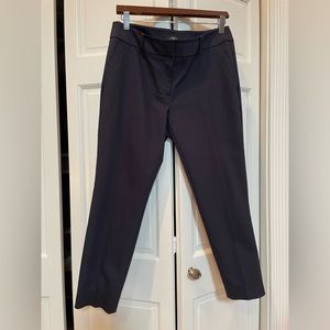 Loft Julie Skinny 8P Navy Blue Pants